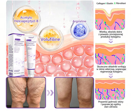 Polecany przez dermatologów🥇 |🍇 Vitalisys® PDRN Multi-Peptide Masujący Krem do Ciała – przeciwstarzeniowy, nawilżający, ujędrniający, regenerujący, wyrównujący koloryt, redukuje trądzik, przebarwienia, brodawki, znamiona i łuszczycę.❤️