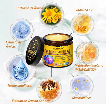 30 % de descuento 🎁🎁 | Crema 𝐌𝐔𝐑𝐖𝐎𝐍® con veneno de abeja para aliviar el dolor y favorecer el bienestar de las articulaciones ✨✨✨ (Especialmente para adultos mayores)