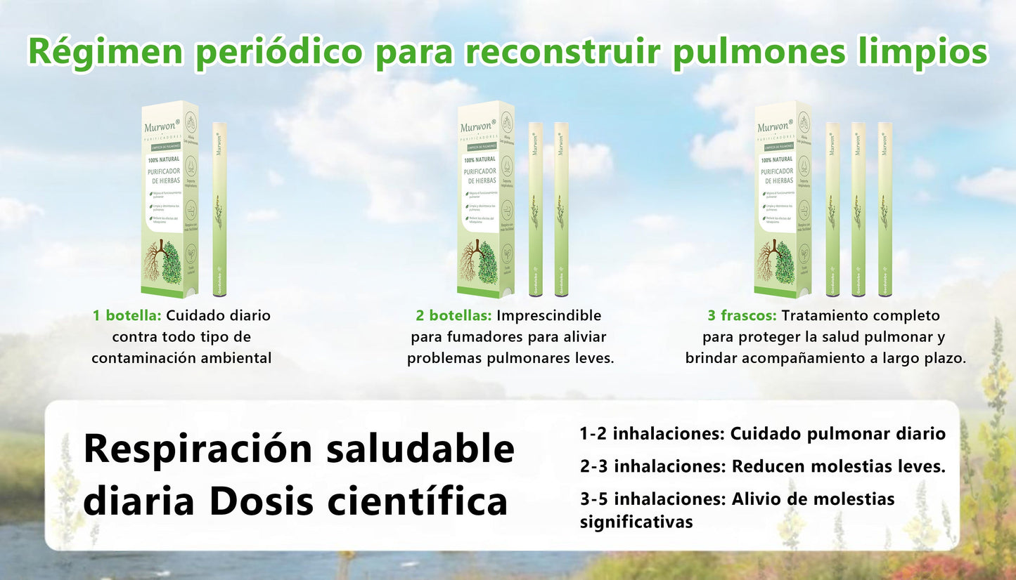 Oferta por tiempo limitado: 30% de descuento en el segundo artículo 🔥𝐌𝐮𝐫𝑤𝗈𝒏® Difusor Botánico de Mullein para Limpieza de Pulmones