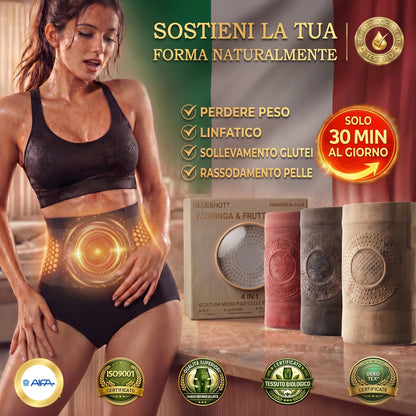 Tienda Oficial de la Marca🐉BLUESHOT® 2026 – Pantalones Cortos 4 en 1 con Micro-Partículas de Moringa & Berberina para Moldear y Quemar Grasa🎄