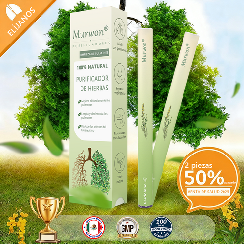 𝐓𝐢𝐞𝐧𝐝𝐚 𝐨𝐟𝐢𝐜𝐢𝐚𝐥 ✨𝐌𝐮𝐫𝑤𝗈𝒏® Difusor Botánico de Mullein para Limpieza de Pulmones (🫁 Tos, faringitis, dificultad para respirar, flema, congestión nasal, bronquitis, síntomas alérgicos, malestar pulmonar)5💖