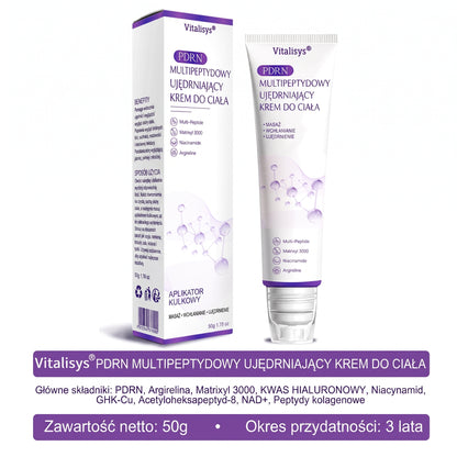Polecany przez dermatologów🥇 |🍇 Vitalisys® PDRN Multi-Peptide Masujący Krem do Ciała – przeciwstarzeniowy, nawilżający, ujędrniający, regenerujący, wyrównujący koloryt, redukuje trądzik, przebarwienia, brodawki, znamiona i łuszczycę.❤️