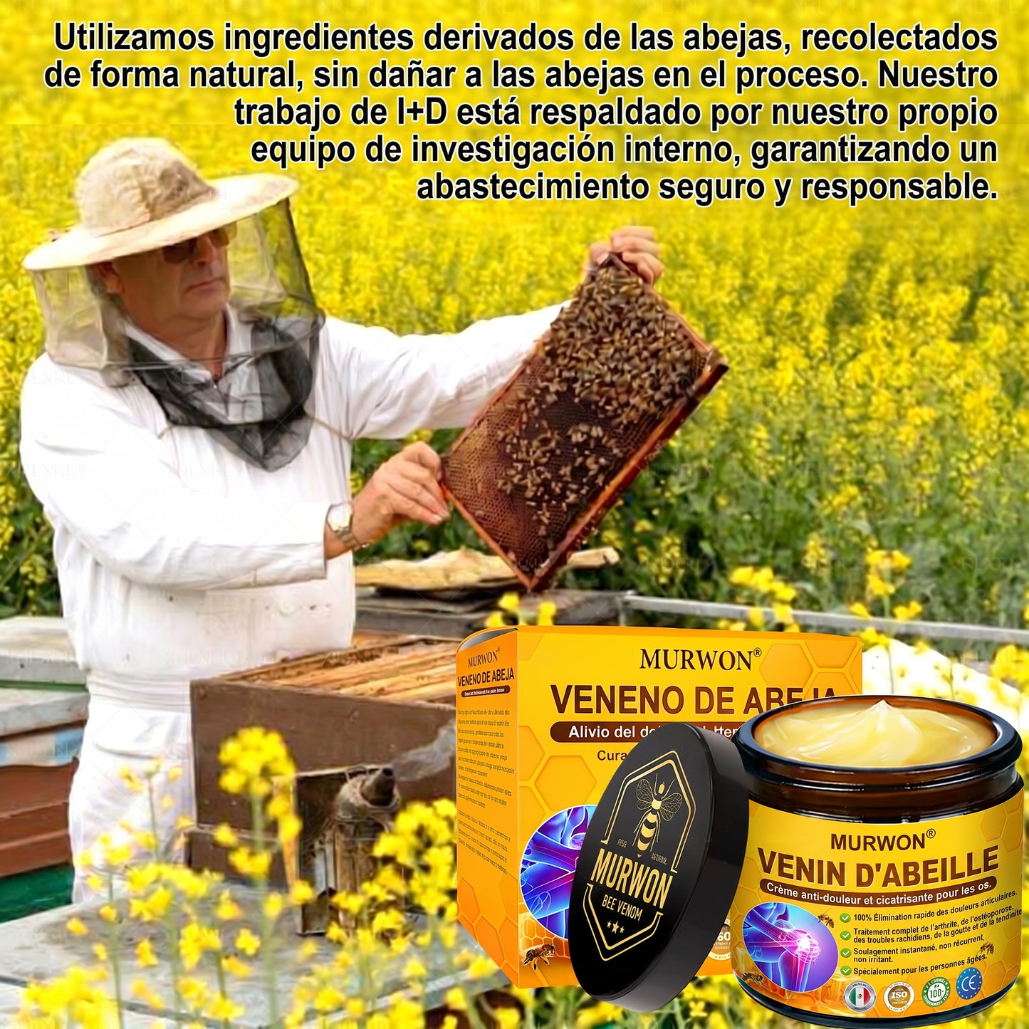 30 % de descuento 🎁🎁 | Crema 𝐌𝐔𝐑𝐖𝐎𝐍® con veneno de abeja para aliviar el dolor y favorecer el bienestar de las articulaciones ✨✨✨ (Especialmente para adultos mayores)