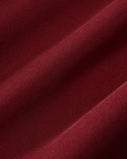 Rode U-hals A-lijn Mini Jurk